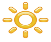 ios emoji high brightness symbol