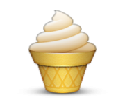 ios emoji soft ice cream