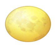 ios emoji full moon symbol