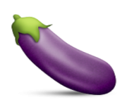 ios emoji aubergine