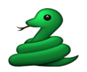 ios emoji snake