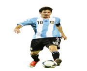 Lionel Messi PNG File Argentina AFA