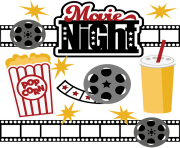 Movie rental clipart movie night clip art popcorn clipart