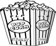 Popcorn clip art clipart