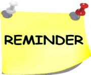REMINDER Clipart Free Images