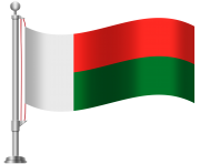 Madagascar Flag PNG Clip Art