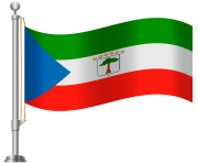 Equatorial Guinea Flag PNG Clip Art