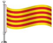 Catalonia Flag PNG Clip Art