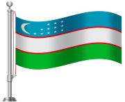 Uzbekistan Flag PNG Clip Art