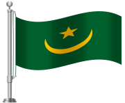 Mauritania Flag PNG Clip Art