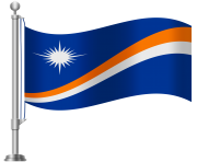Marshal Islands Flag PNG Clip Art