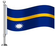 Nauru Flag PNG Clip Art
