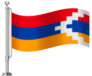 Nagorno Karabakh Republic Flag PNG Clip Art