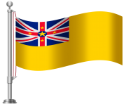 Niue Flag PNG Clip Art