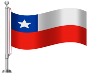 Chile Flag PNG Clip Art