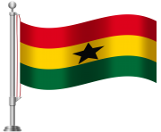 Ghana Flag PNG Clip Art