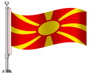 Macedonia Flag PNG Clip Art