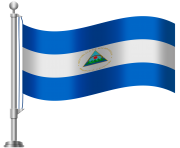 Nicaragua Flag PNG Clip Art