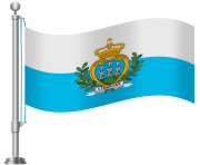 San Marino Flag PNG Clip Art