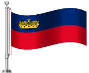 Liechtenstein Flag PNG Clip Art