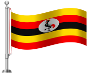 Uganda Flag PNG Clip Art