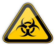 Biohazard Warning Sign PNG Clipart