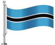 Botswana Flag PNG Clip Art