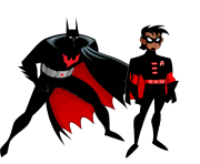 batman and robin beyond by stick man clip art