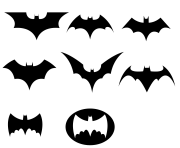batman black and white logo clipart transparent background