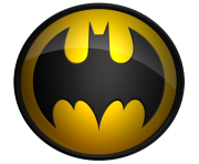 batman logo 3d png clip art