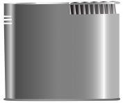 Silver Cigarette Lighter PNG Clipart