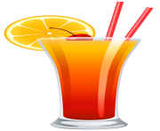 Cocktail Tequila Sunrise PNG Clipart