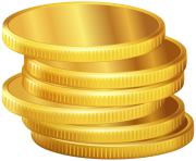 Golden Coins PNG Clipart
