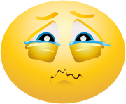 Crying emoticon emoji 