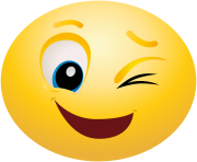 Winking emoticon emoji Clipart info