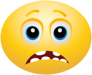 Scared emoticon emoji Clipart info