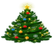 Beautiful Christmas Tree PNG Clipa