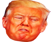 trump face png angry not happy transparent