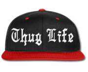 Thug Life Black Hat PNG transparent