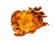 huge ball of fire png transparent