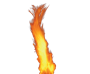 single flame fire png transparent