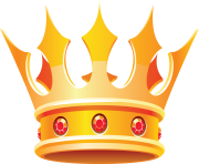 crown png with red diamond