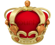 gold imperial crown isolated with no background