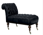 Black Sofa Furniture PNG HD