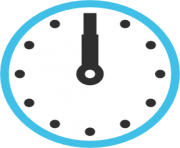emoji android clock face twelve oclock