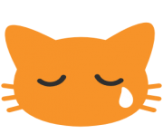 emoji android crying cat face