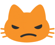 emoji android pouting cat face