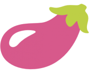 emoji android aubergine