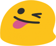 emoji android face with stuck out tongue and winking eye