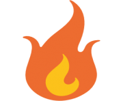 emoji android fire